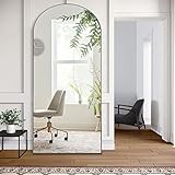 NeuType Arched Full Length Mirror, 71"x27", Large Full Body Mirror with Wood Frame, Shatter Prote... | Amazon (US)