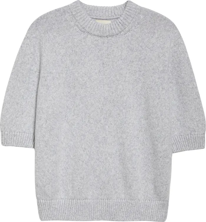 Khaite Davin Short Sleeve Cashmere Sweater | Nordstrom | Nordstrom