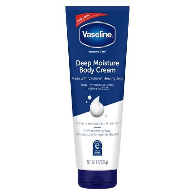 Vaseline Intensive Care Deep Moisture for Severely Dry Skin Body Cream Unscented - 9oz | Target