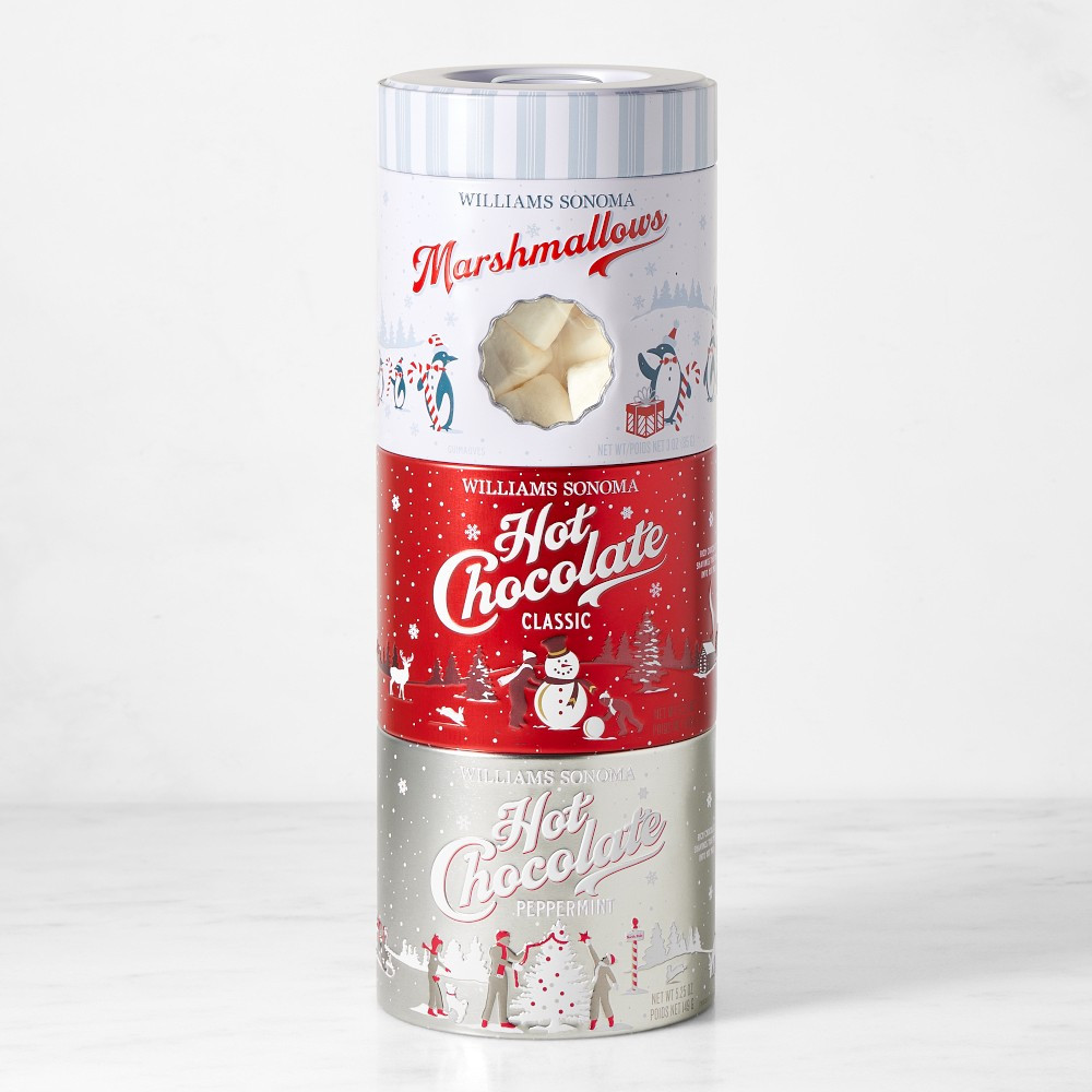 Williams Sonoma Classic & Peppermint Hot Chocolate Stacker with Marshmallows | Williams-Sonoma