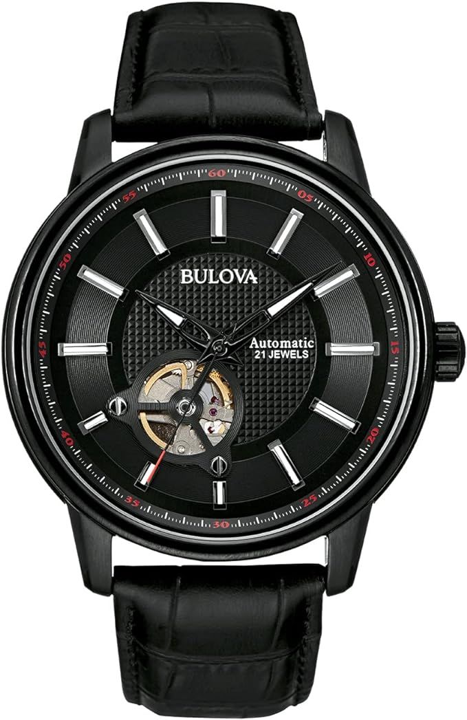 Bulova Men's Classic Automatic Watch with Leather Strap | Amazon (US)