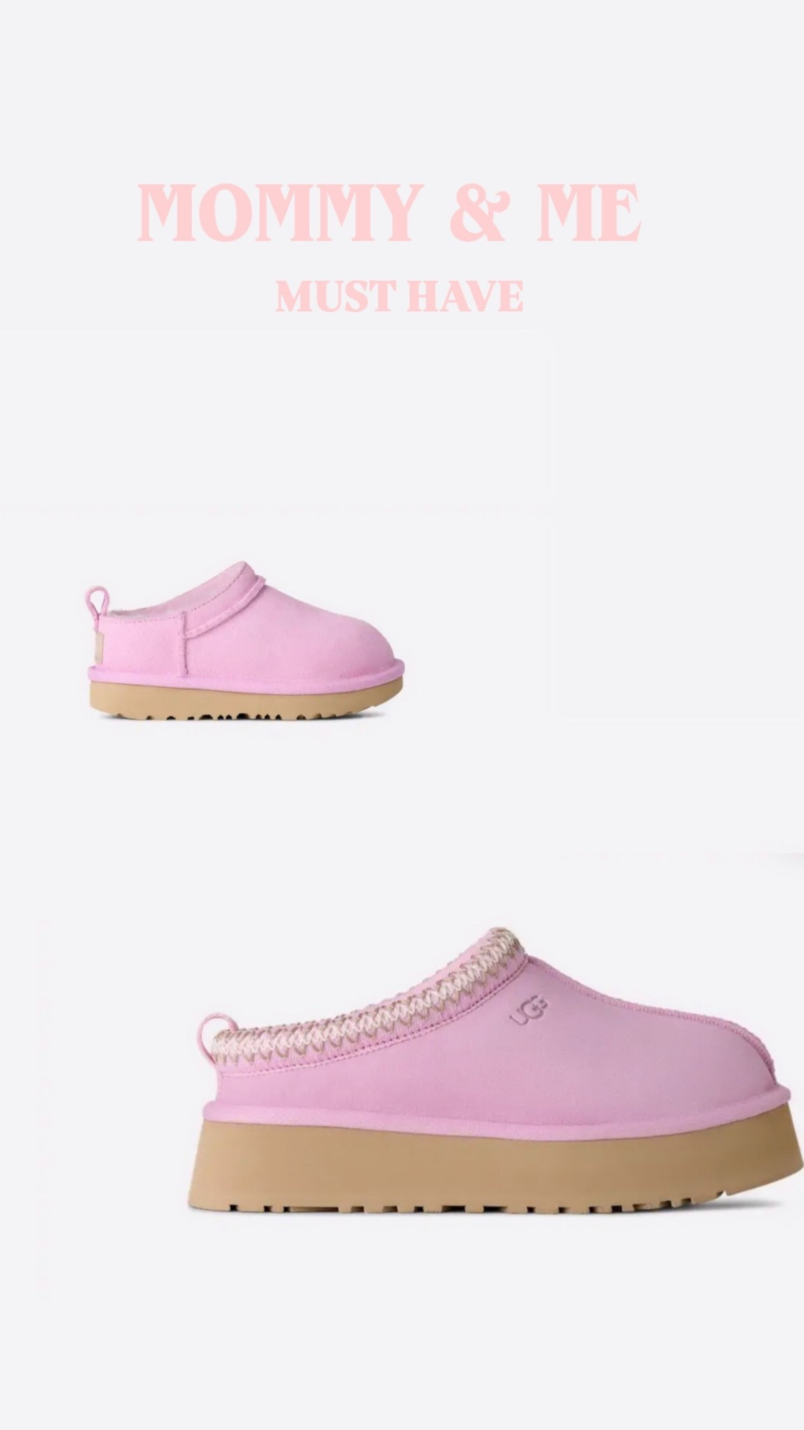 The best link ugg mommy and me’s! Great gift idea for the girl mom 