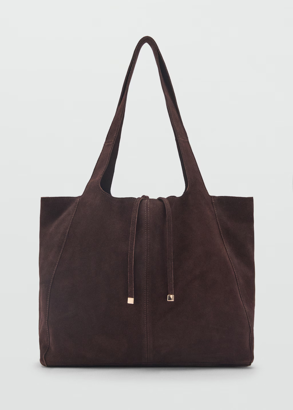 Suede shopper bag - Women | MANGO United Kingdom | MANGO (UK)