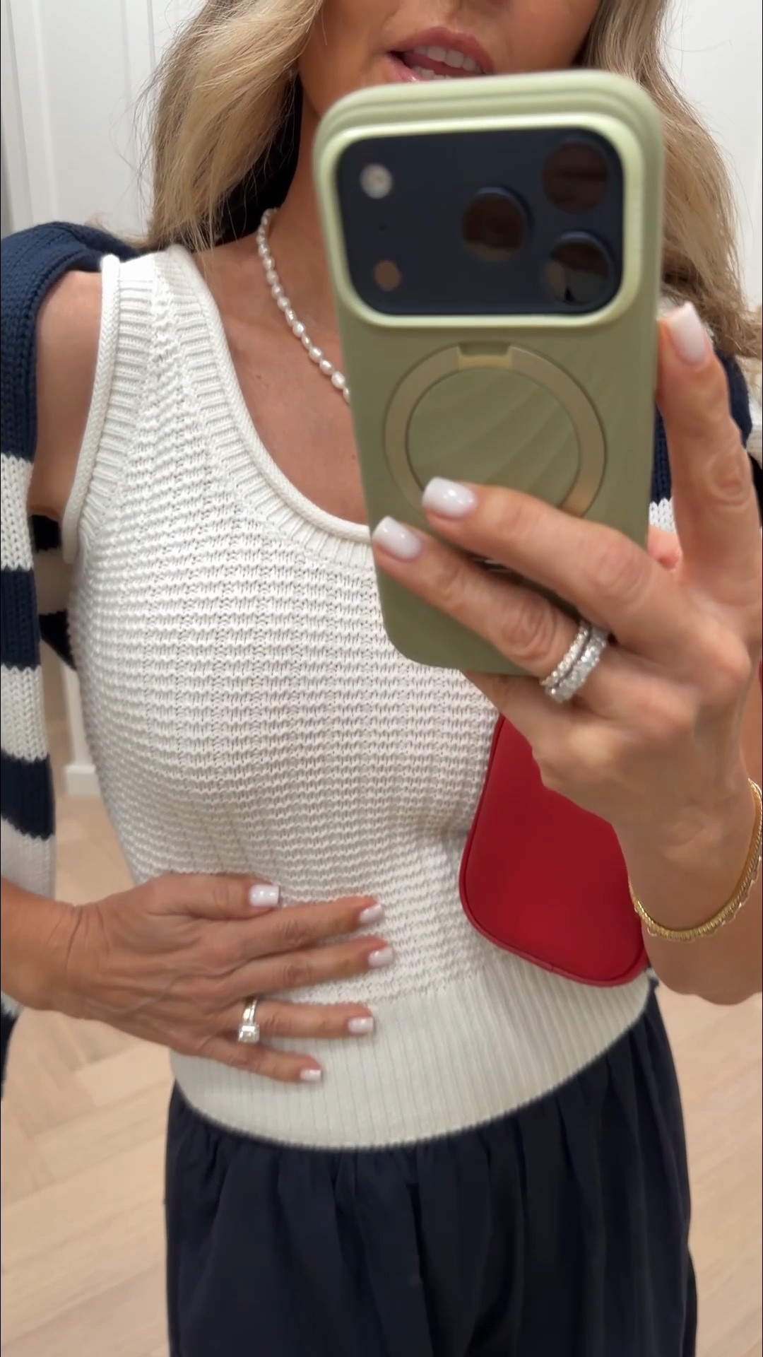 Affordable quality finds from @Quince 
I’m 5’6’’
-Cotton white v-neck sweater sz S
-Navy skirt sz XS
-Linen pants sz XS
-Striped linen dress sz S
-Red and white halter top sz XS
-White linen tank sz S
-Cotton textured knit tank sz XS
-Red cashmere cardigan sz XS
-Navy linen shorts sz XS
-Striped navy and white polo sweater S


#LTKootd #LTKOver40