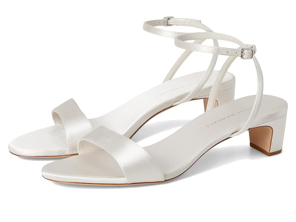 Loeffler Randall Alice Simple Mid-heel Sandals Women's Wedge Shoes Cream : 10.5 B - Medium, Leather | Zappos