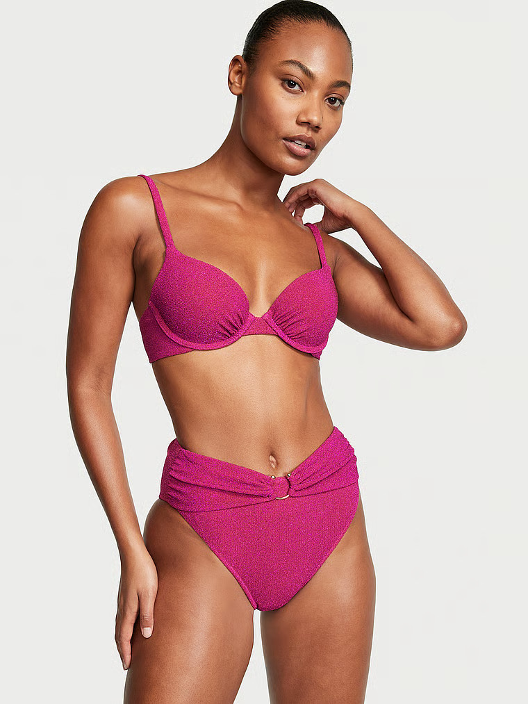 Shimmer Icon Push-Up Bikini Top | Victoria's Secret (US / CA )