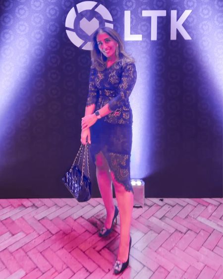 #LBD Black lace dresses are always the perfect choice for a festive party
What I wore to the LTK Winter Party
Lace dress
Manolo Blahnik Hangisi
Chanel patent bag


#LTKSeasonal #LTKover40 #LTKHoliday