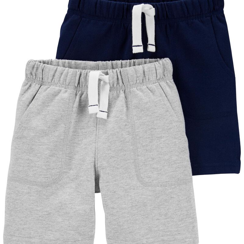 2-Pack French Terry Shorts | Carter's