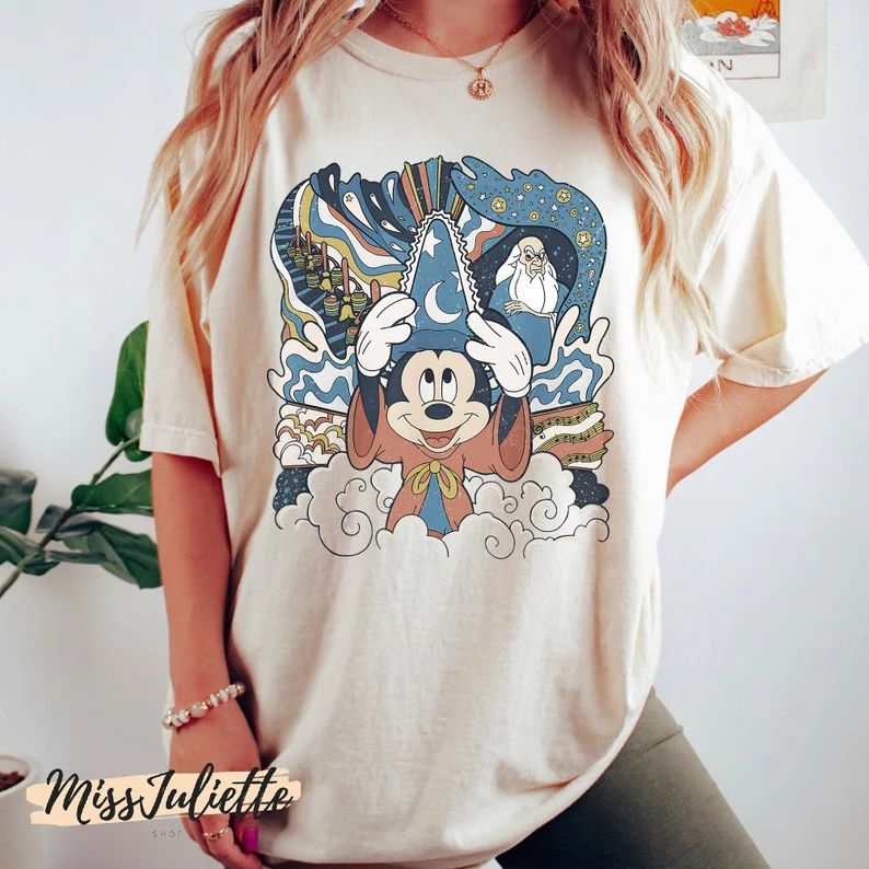 Vintage Walt Disney World Magical Comfort Colors Shirt, Retro Mickey Mouse Shirt, Disneyworld Shi... | Etsy (US)
