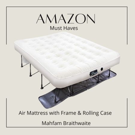 Ivation EZ-Bed (Queen) Air Mattress with Frame & Rolling Case, Self Inflatable, Blow Up Bed Auto Shut-Off, Comfortable Surface AirBed, Best for Guest, Travel, Vacation, Camping

#LTKfamily #LTKxPrime #LTKhome