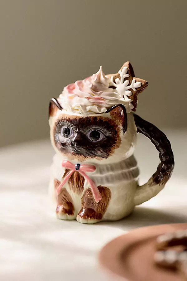 Peluche Pet Stoneware Mug | Anthropologie (US)