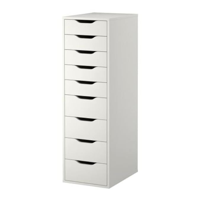 Ikea Drawer Unit with 9 Drawers, White, ALEX 501.928.22 | Amazon (US)