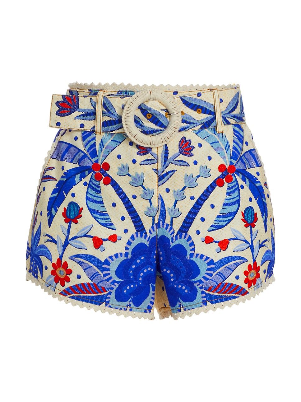 Jungle Chic Belted Shorts | Saks Fifth Avenue