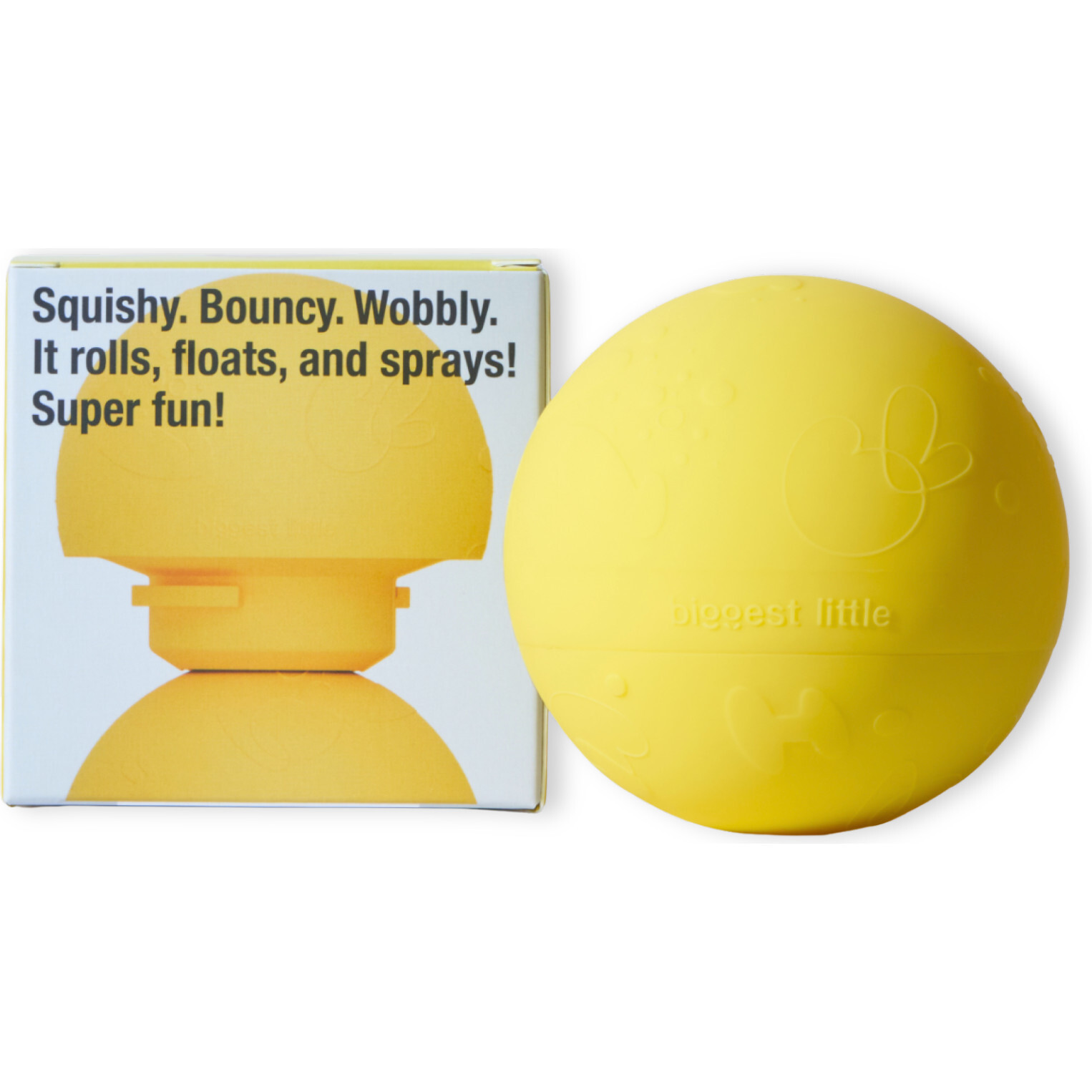 All-in-One Baby Ball for Sensory Bath & Play, Yellow | Maisonette