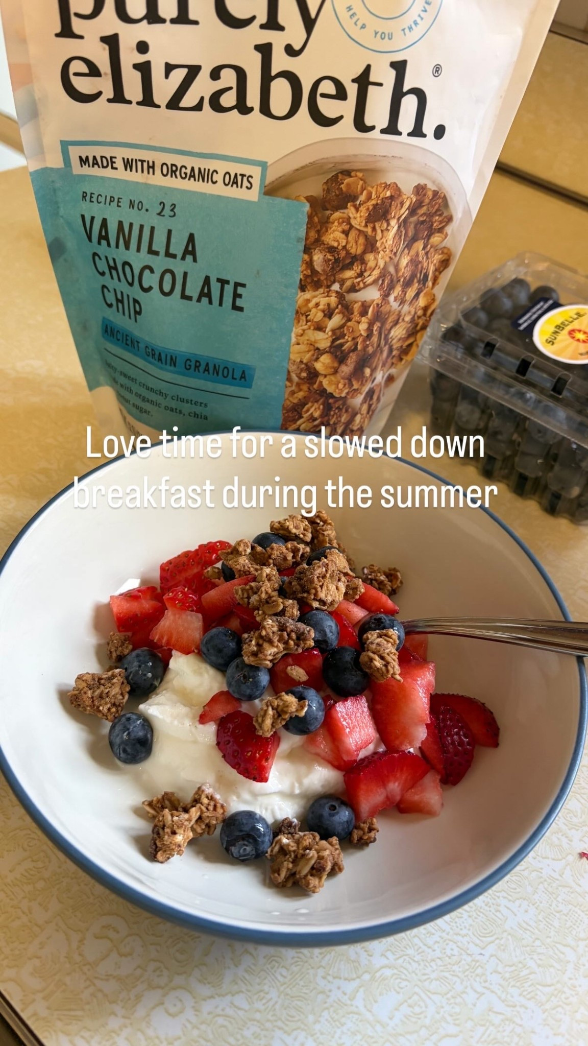 Love time for a slowed down breakfast during the summer
The best granola.  


#breakfast #quickbreakfast #healthybreakfast #LTKmomlife 


#LTKmorningroutine #LTKdayinmylife