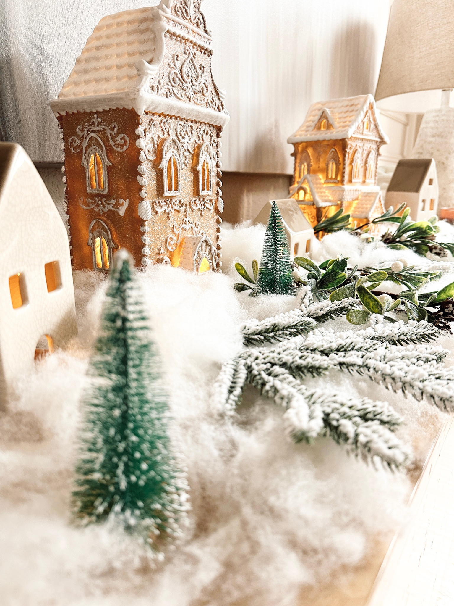 Gingerbread house village! One of my favorite areas in our house during Christmastime! These are back in stock and so reasonable!

Christmas decor. Cozy Christmas. Cozy home. Home decor. Neutral decor. Arhaus. Marshalls. Home goods. Target home. Restoration hardware. McGee & Co. Studio McGee.

#LTKHoliday #LTKhome #LTKSeasonal