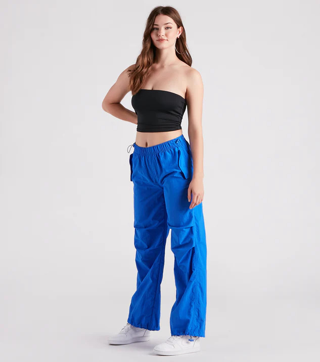 Cool Meter Mid-Rise Parachute Cargo Pants | Windsor Stores