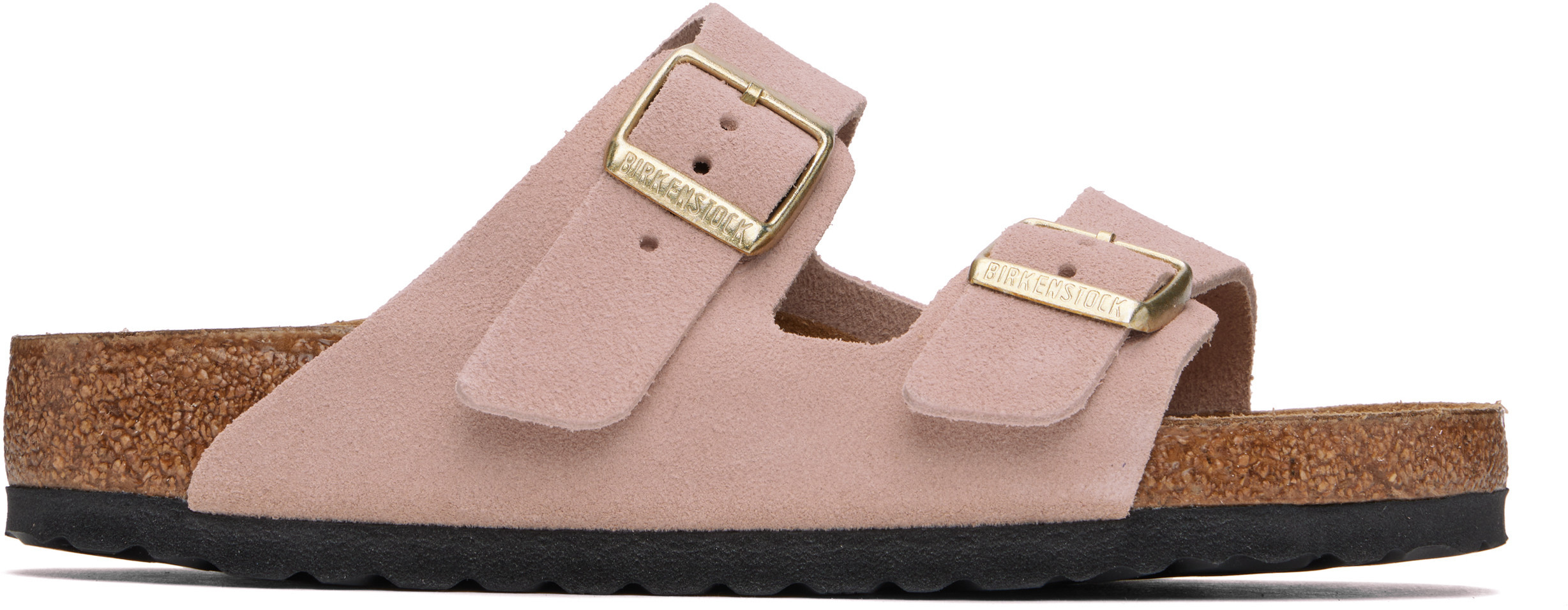 Birkenstock Pink Regular Arizona Sandals | SSENSE