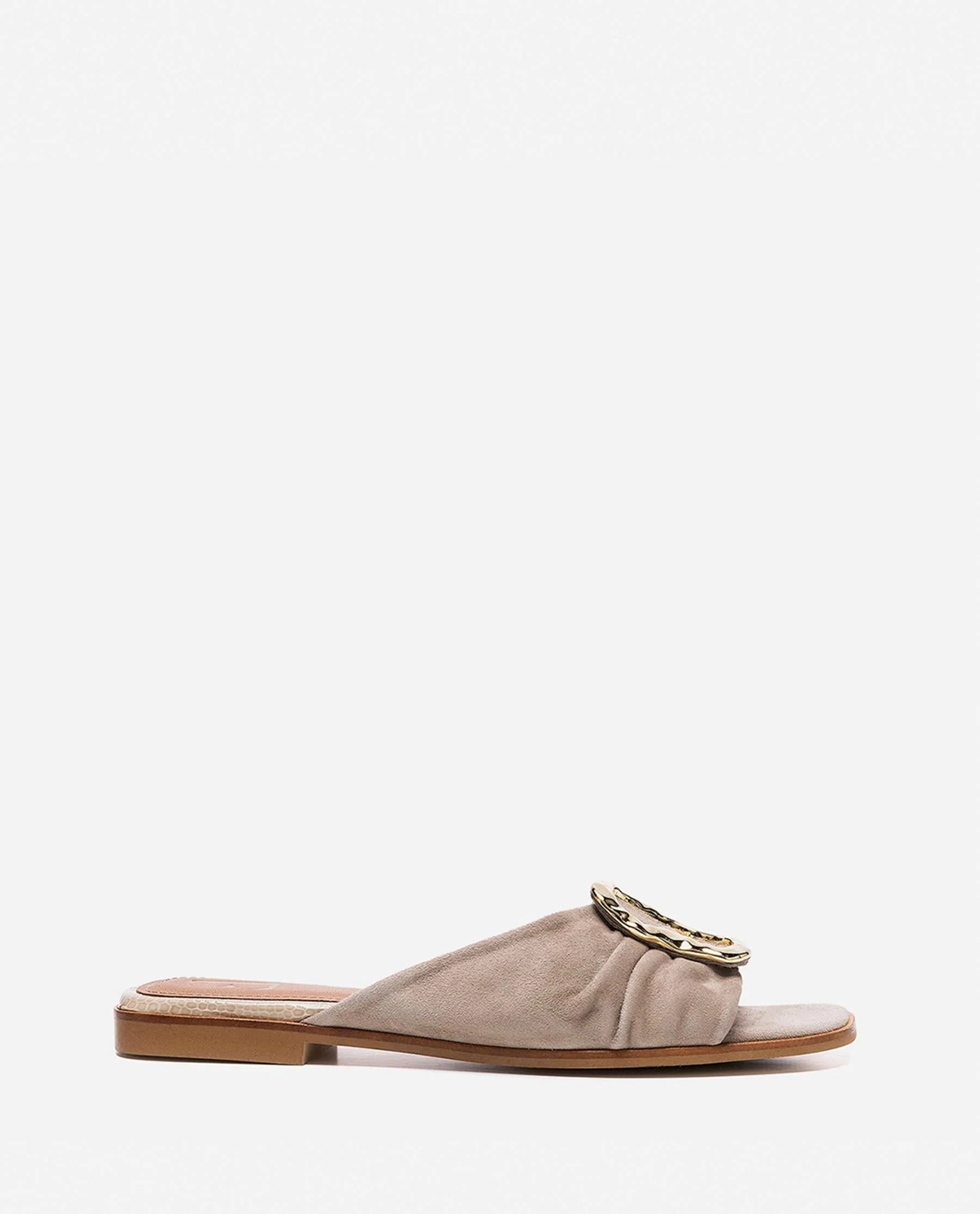 Misha Suede Sand Sandal | Flattered