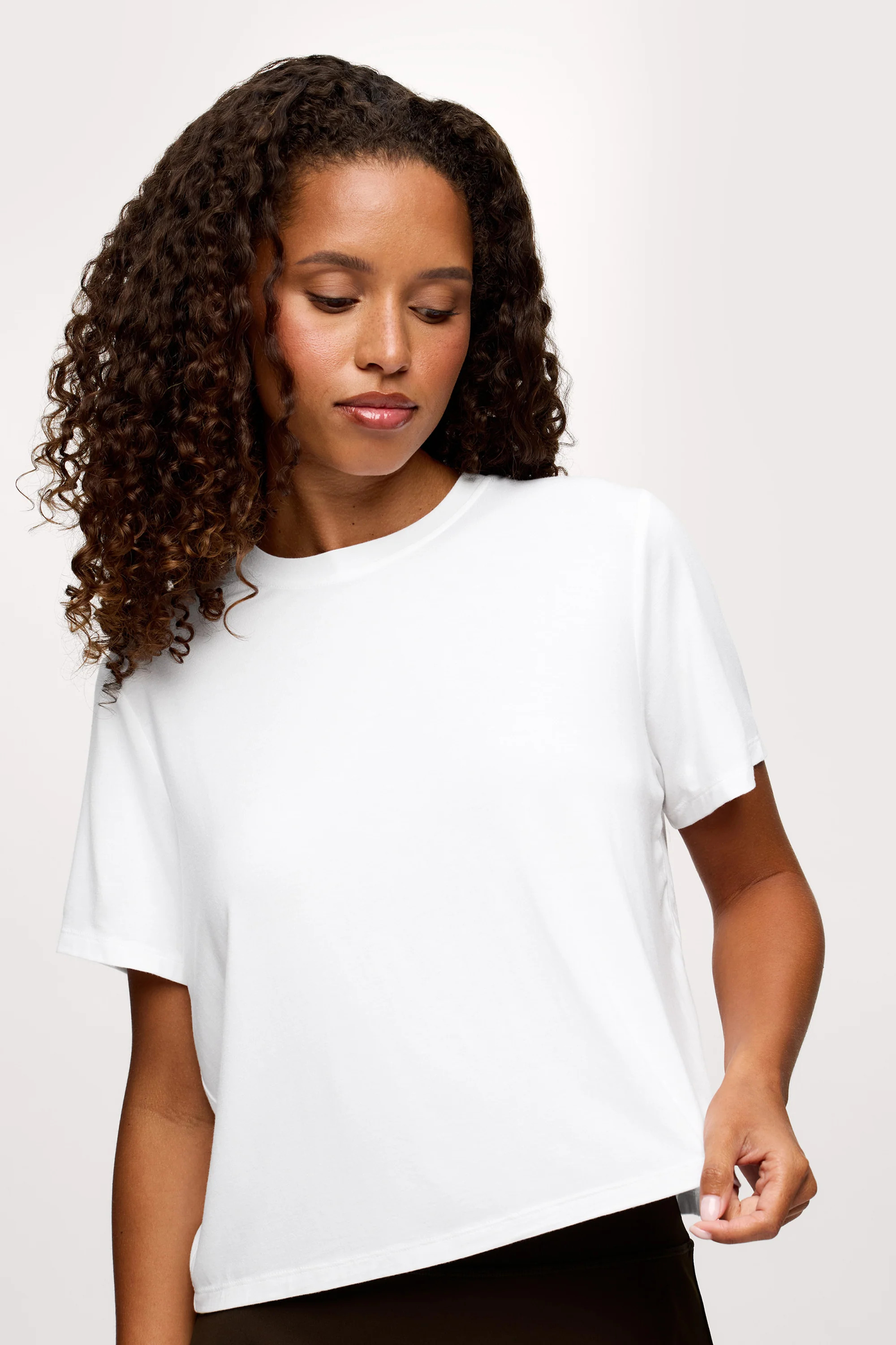 Featherweight Active Tee | White | nuuds