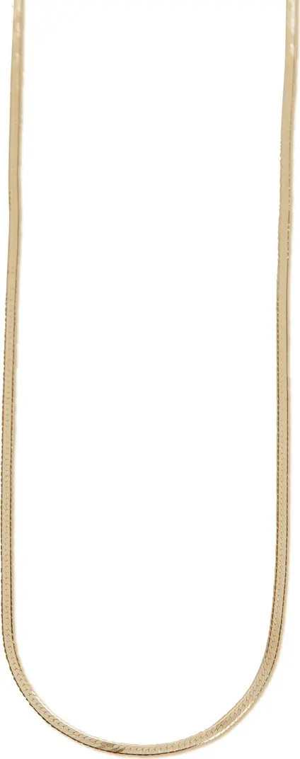 Argento Vivo Sterling Silver Dainty Snake Chain Necklace | Nordstrom | Nordstrom