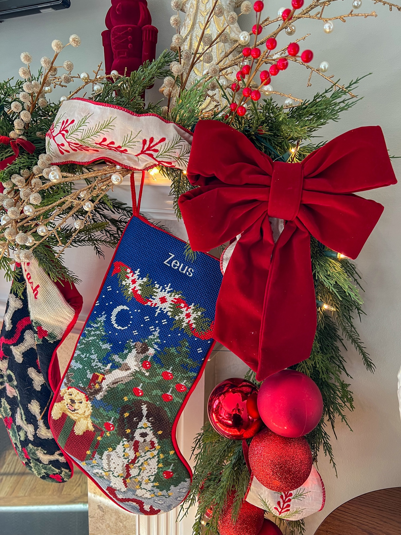 Beautiful, personalized , great quality needlepoint Christmas stockings. 

#LTKU #LTKHoliday #LTKSeasonal