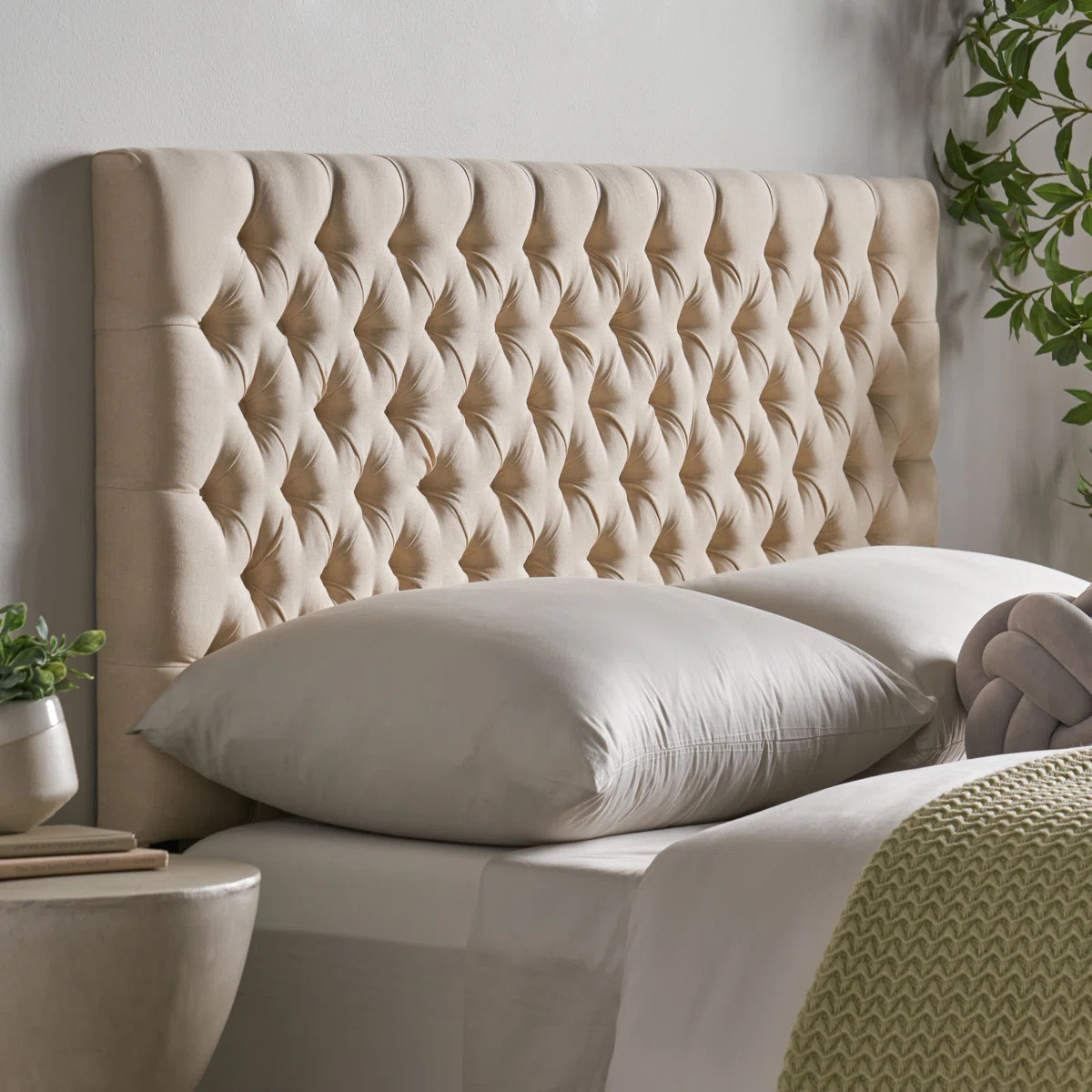 Dannett Queen Upholstered Panel Headboard | Wayfair North America