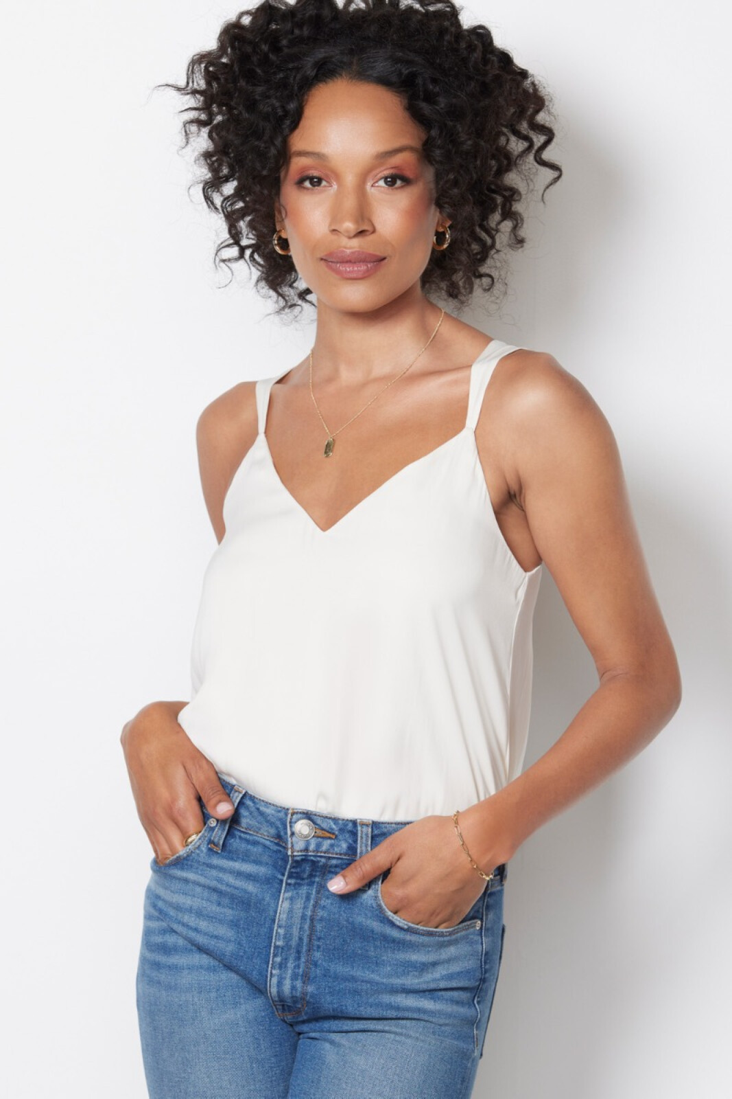 Kyle V Neck Cami | Evereve