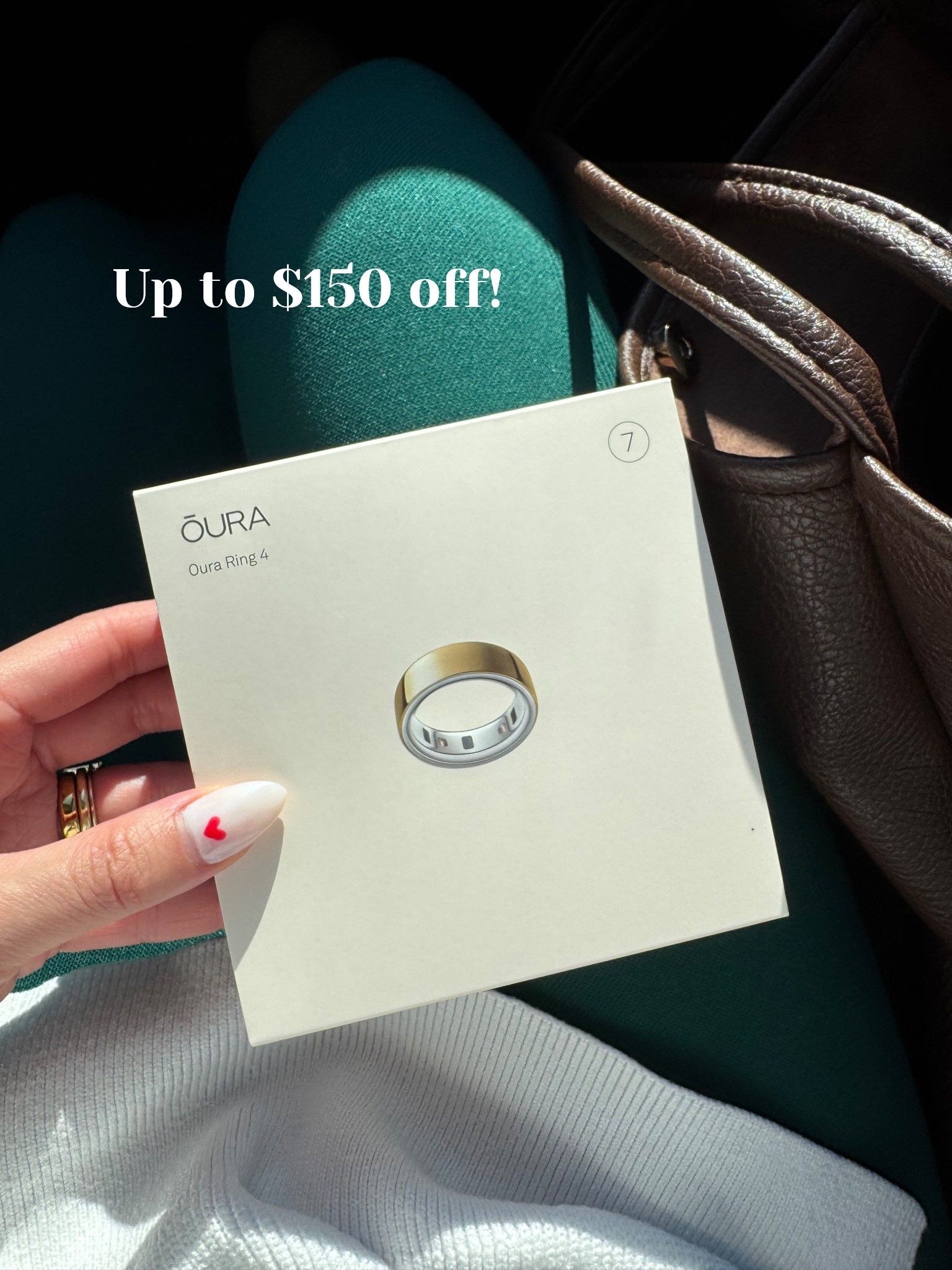 I wear my oura ring every day! Black Friday sale is the best time to purchase! Up to $150 off! #ouraring #blackfriday #cybermonday #activewear

#LTKCyberWeek #LTKHoliday #LTKActive