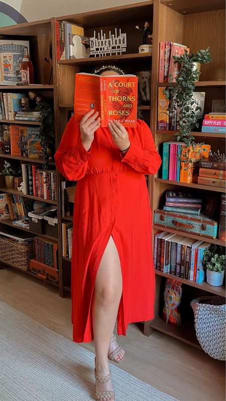 Book inspired fashion
Red dress 
Midsize outfit 


#LTKmidsize #LTKstyletip #LTKplussize