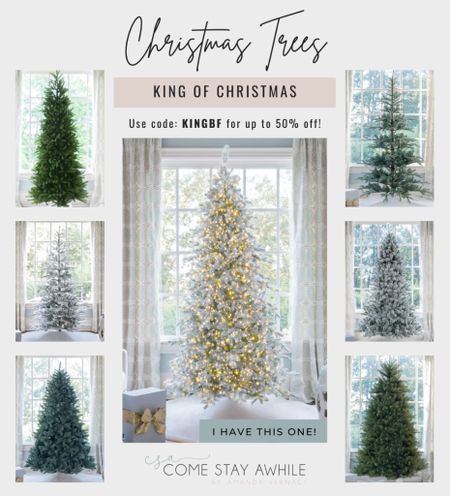 All the best Christmas Tree finds on sale this week for Black Friday! 
King of Christmas use code KINGBF

#LTKSeasonal #LTKCyberweek #LTKHoliday