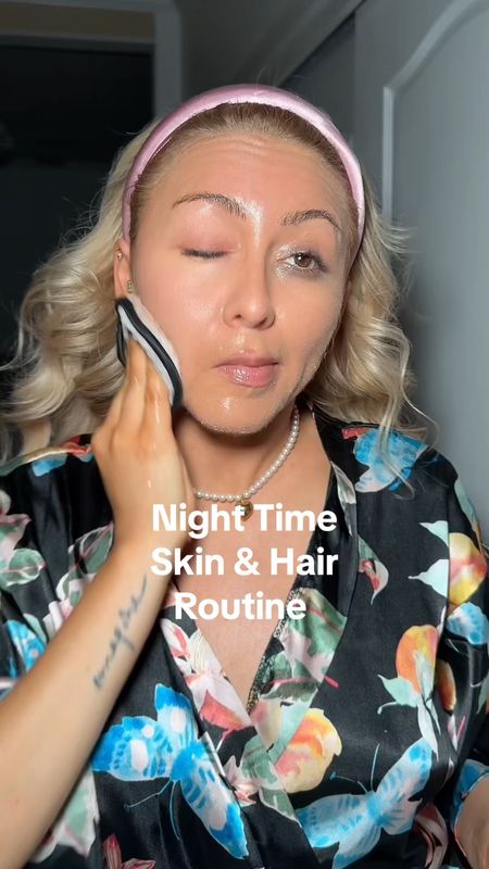 Night time skin & hair routine

#LTKBeauty