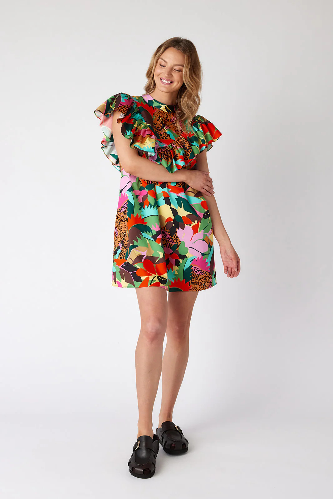 Maddyn Dress in Jungle Cat | CROSBY by Mollie Burch | CROSBY by Mollie Burch