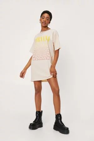 Nirvana Band T-Shirt Dress | Nasty Gal (US)