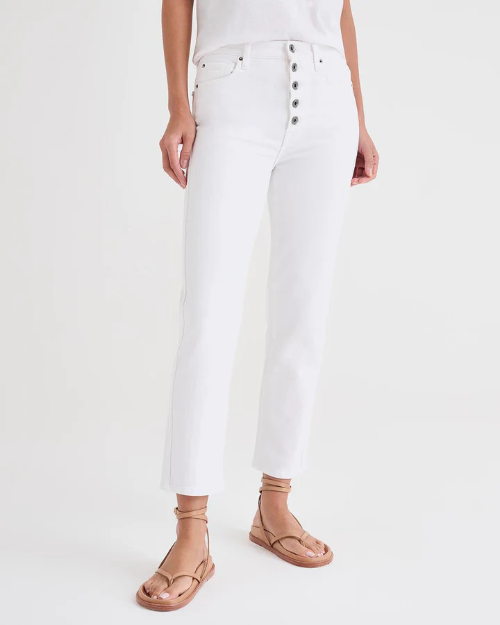 High Waist Crop Straight Jeans | Splendid