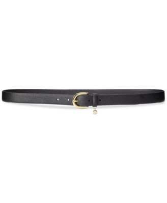 Women's Charm Crosshatch Leather Belt | Macy's