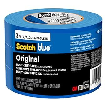 ScotchBlue Original Multi-Surface Painter’s Tape, 0.94 inch x 60 yard, 3 Rolls | Amazon (US)