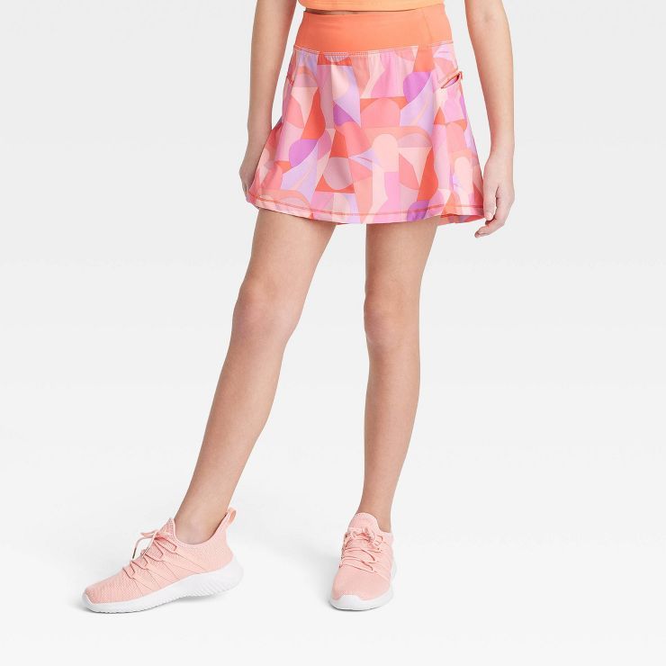 Girls' Stretch Woven Performance Skorts - All in Motion™ | Target