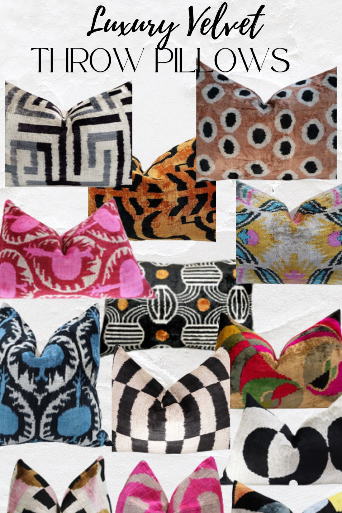 Luxury velvet throw pillows, Canvello throw pillows 

#LTKHome