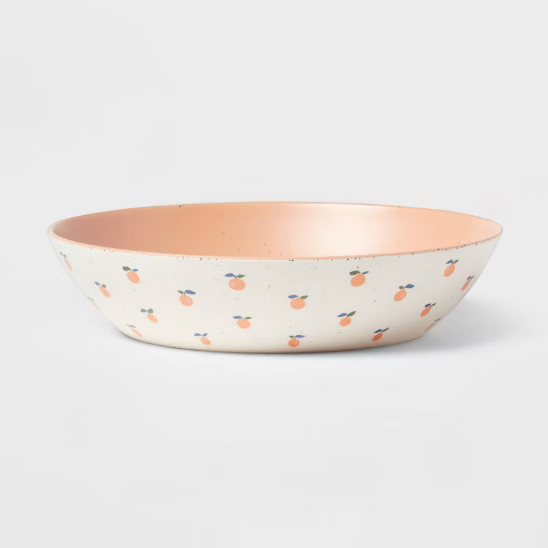 43oz Bamboo and Melamine Peach Dinner Bowl - Threshold™ | Target