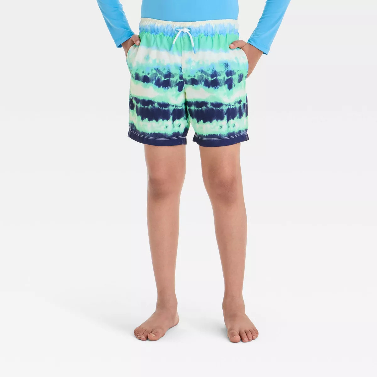 Boys' Striped Swim Shorts - Cat & Jack™ L | Target