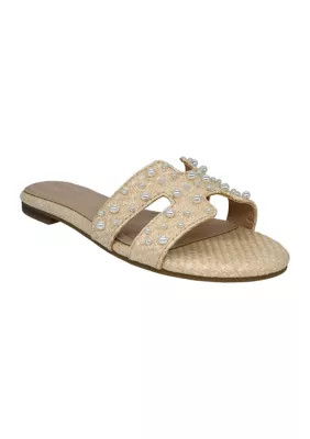 Crown & Ivy™ Raven Band Sandals | Belk