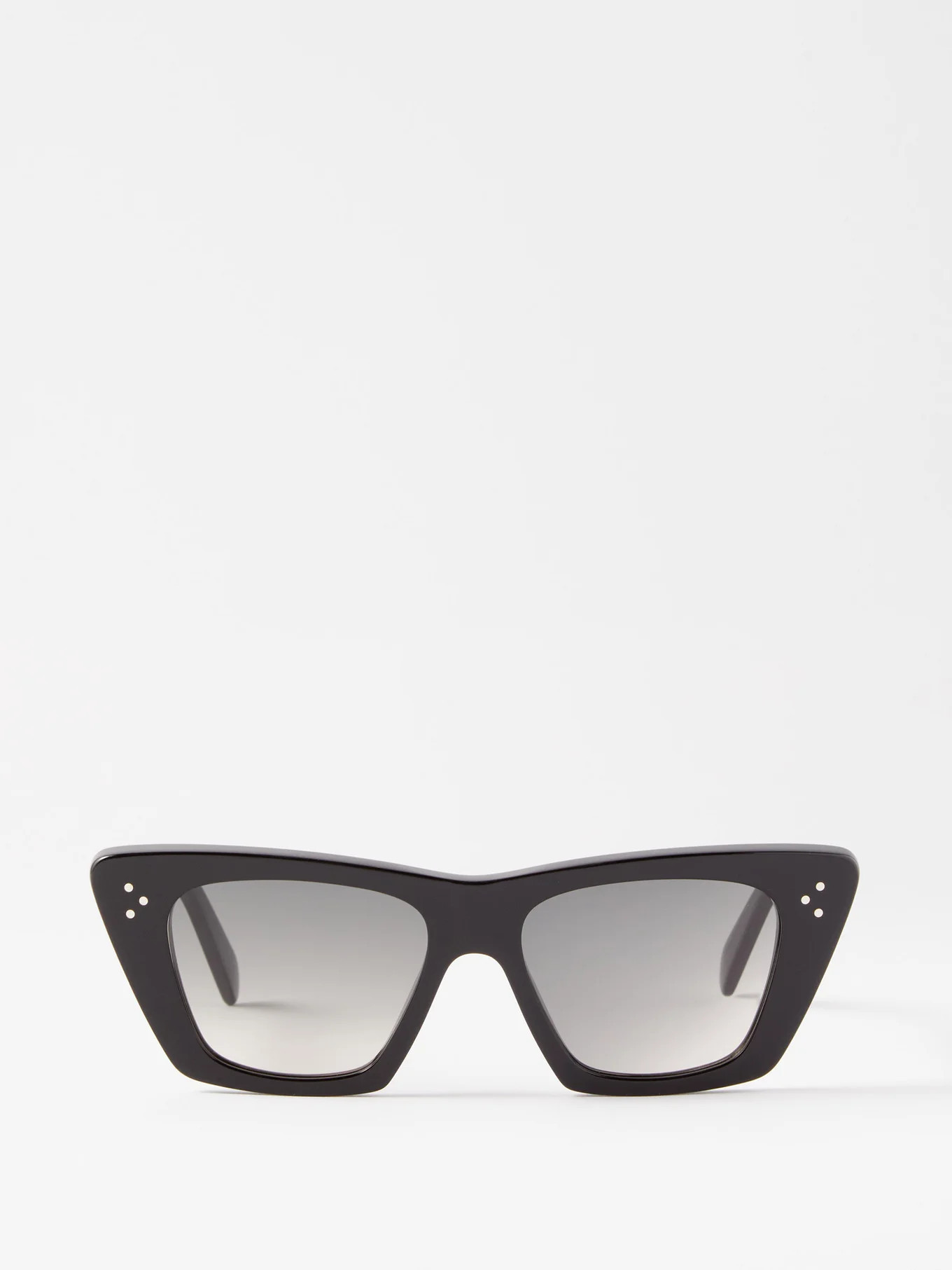 Angular cat-eye acetate sunglasses | Matches (UK)
