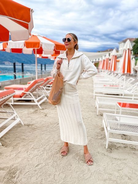 Vacation outfit / amazon fashion / maxi skirt / crochet skirt / swim coverup 

Small in the skirt and sweatshirt, 7 in the sandals
 

#LTKunder50 #LTKstyletip #LTKtravel