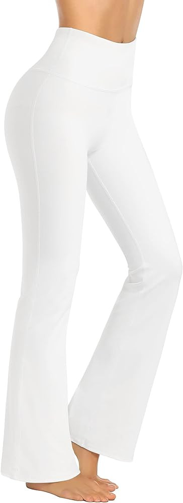 Promover Bootcut Yoga Pants for Women High Waist Dress Pants Flare Leggings 29" 31" 33" Workout P... | Amazon (US)