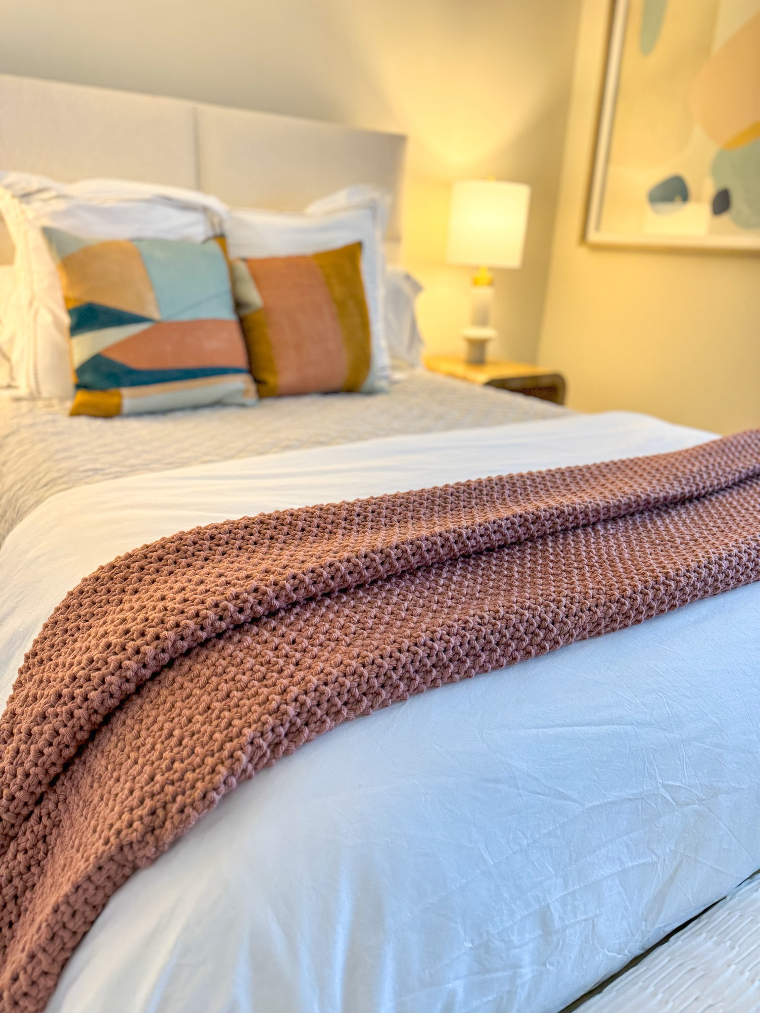 Fall is here and it’s time to layer•up! Even our beds need a sweater! Make your rooms extra cozy with these knit throws by @casalunabytarget!! @target has select Casaluna bedding at 🚨20% o͟͟f͟͟f͟͟🚨right now!! 

#LTKVideo #LTKHome #LTKSeasonal