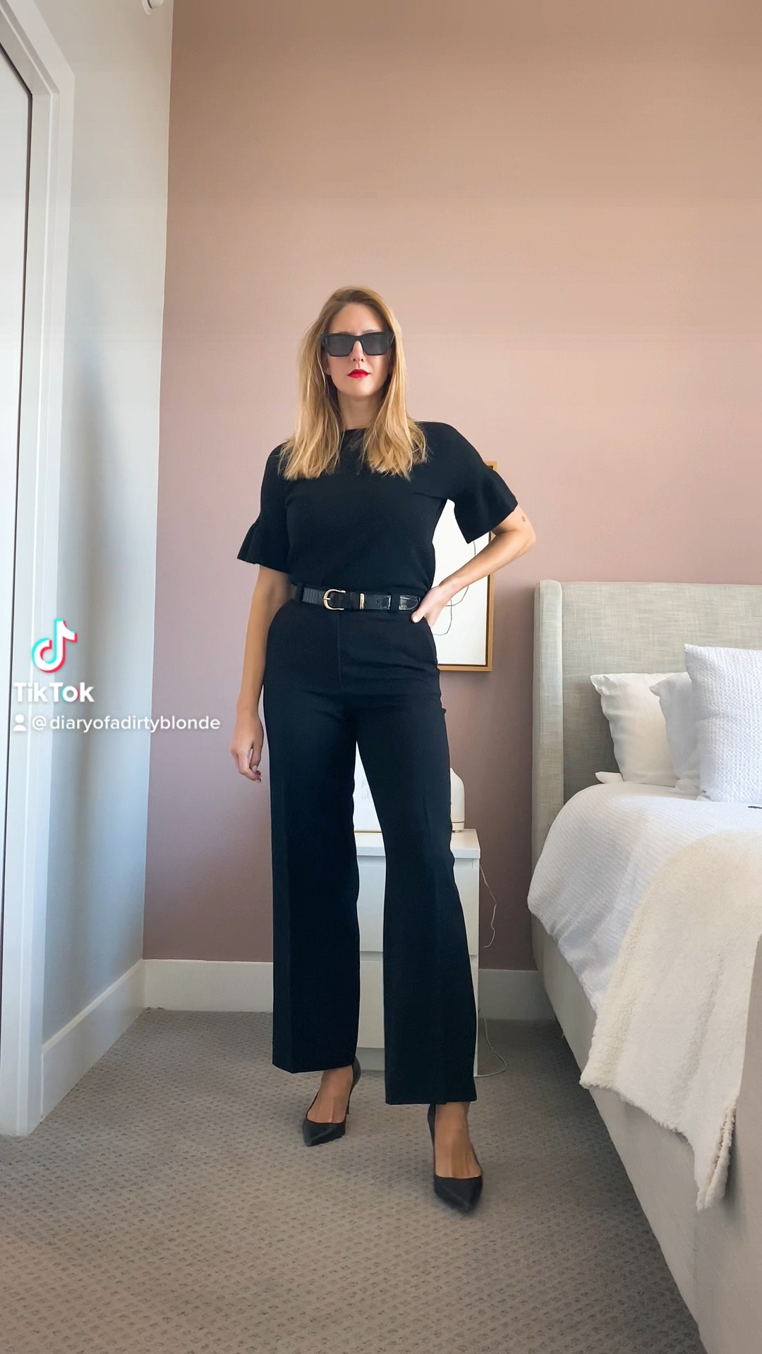 Work outfit idea and my new Tom Ford perfume #trousers #sunglasses #styleidea 

#LTKworkwear #LTKunder100 #LTKstyletip