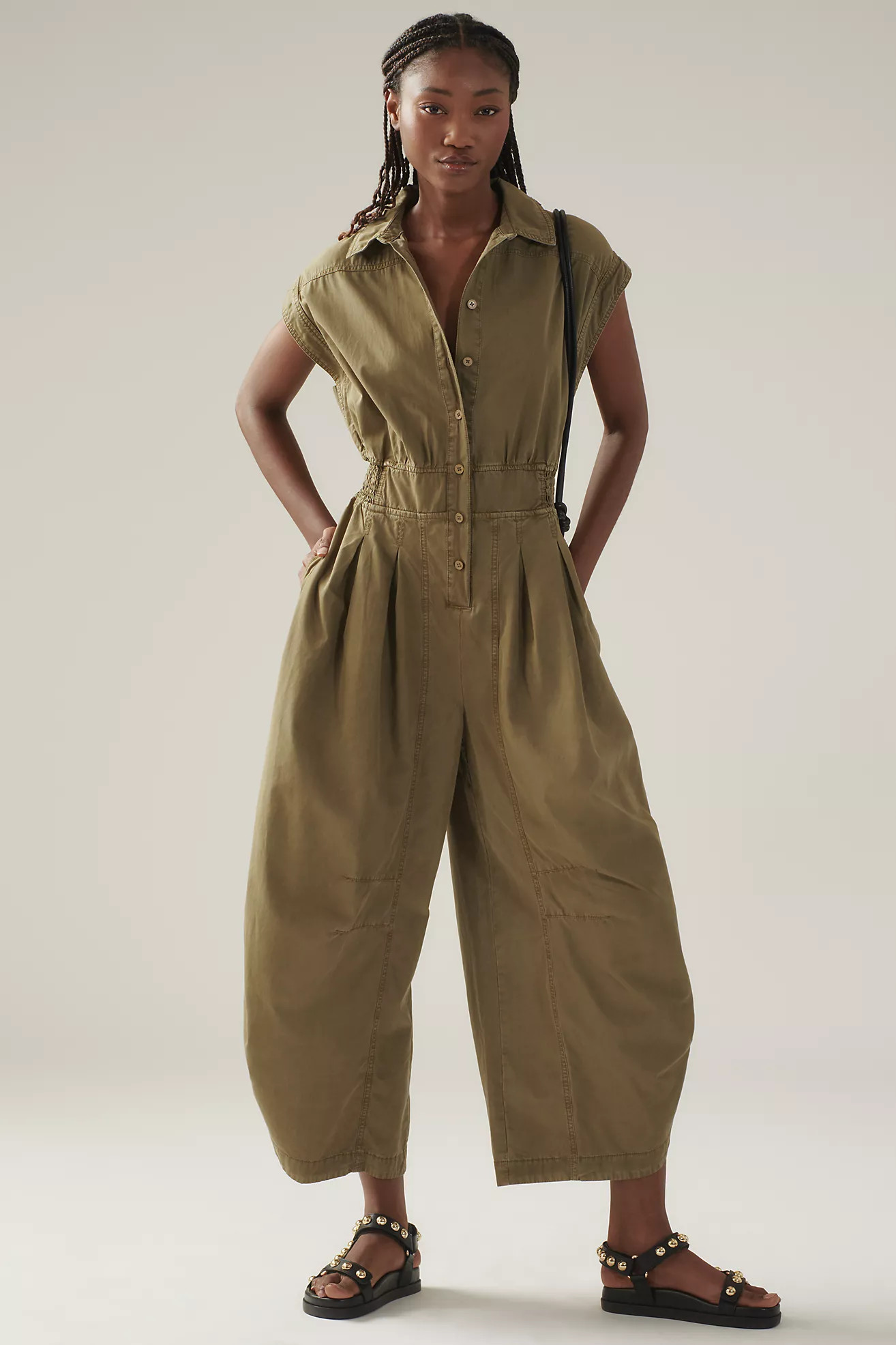 By Anthropologie Shirting Parachute Jumpsuit | Anthropologie (US)