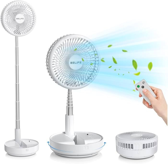 Belife X8 Portable Fan, Cordless 7200mAh Battery Operated Oscillating Fan, USB Rechargeable Desk ... | Amazon (US)