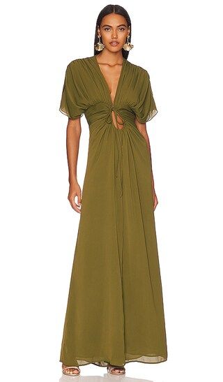 x REVOLVE Zina Jumpsuit in Moss Green | Revolve Clothing (Global)